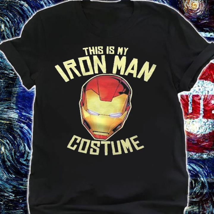 Marvel Iron Man This Is My Costume Halloween Premium t-shirt shirt