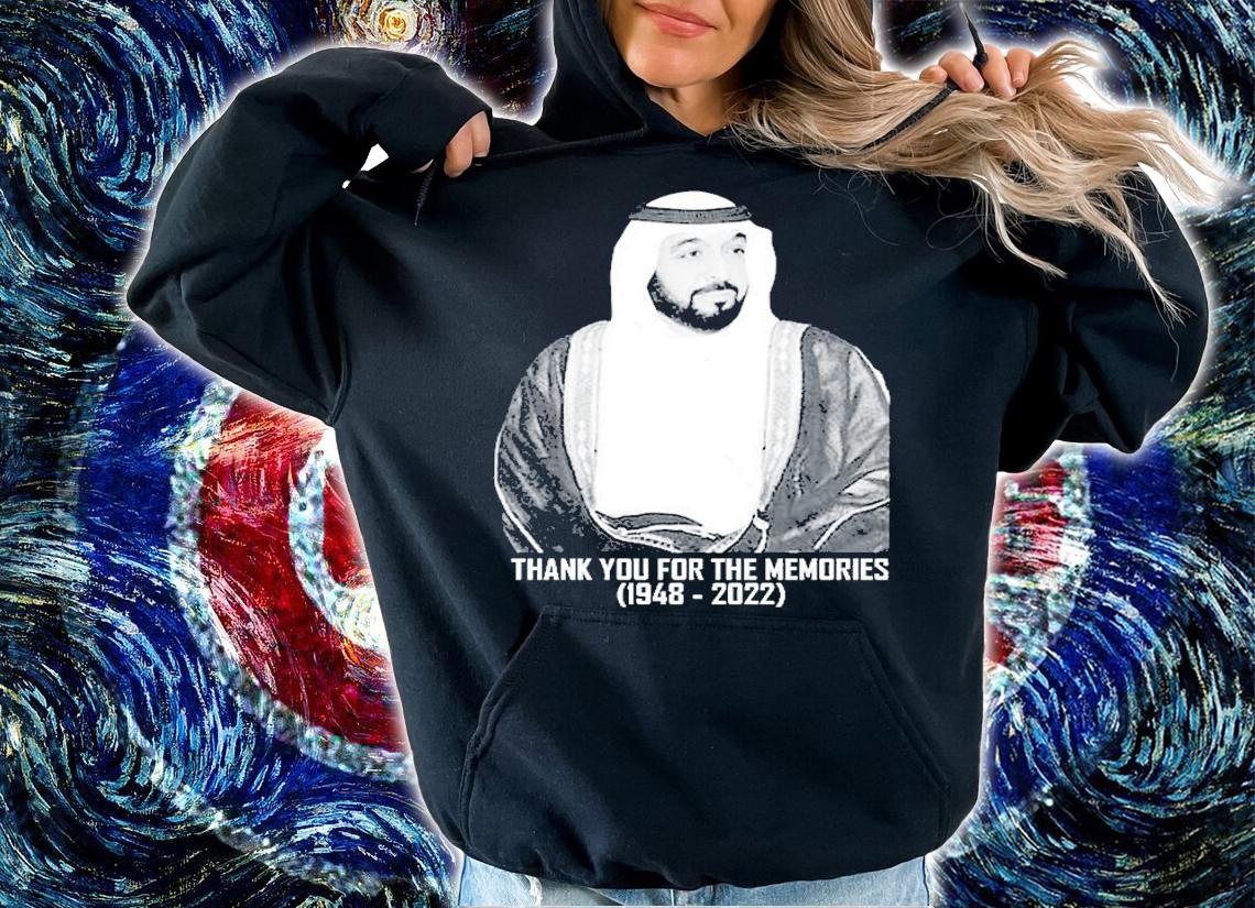 RIP Sheikh Khalifa 1948 2022 Thank You For The Memories T-Shirt