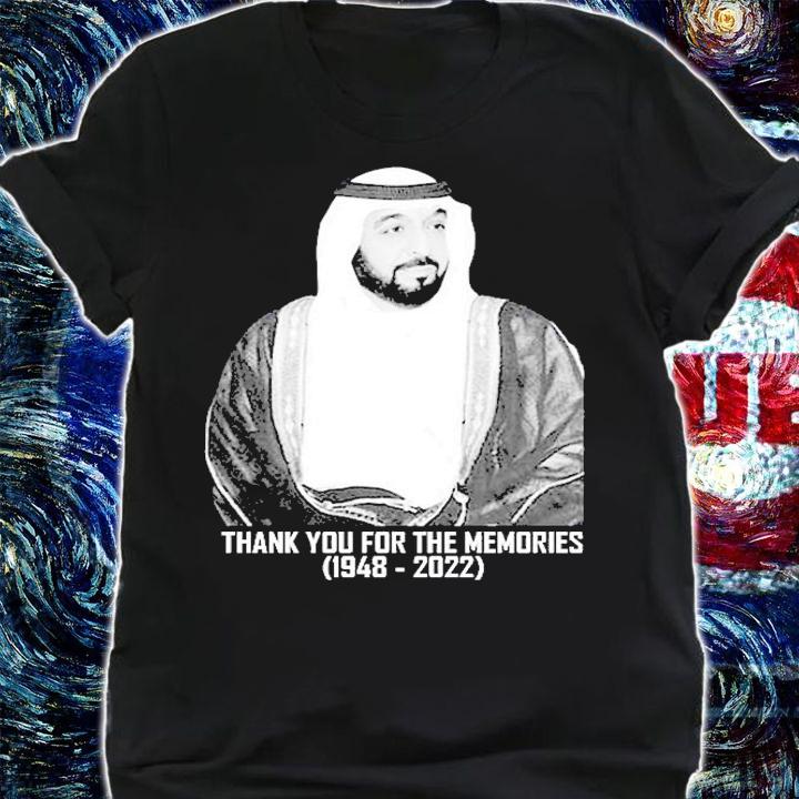 RIP Sheikh Khalifa 1948 2022 Thank You For The Memories T-Shirt