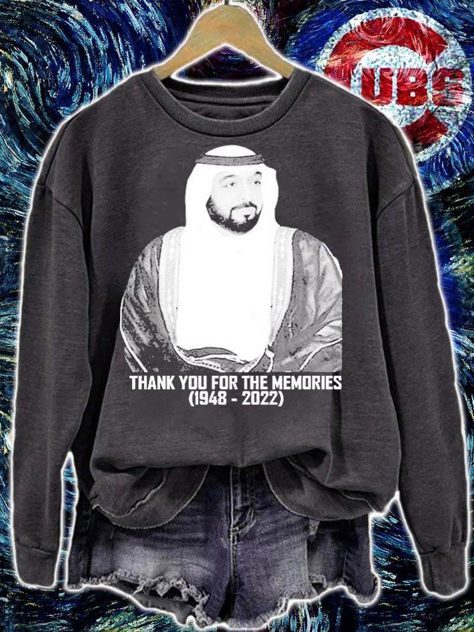 RIP Sheikh Khalifa 1948 2022 Thank You For The Memories T-Shirt