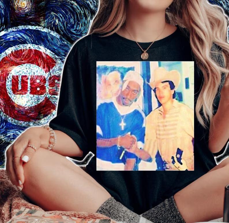 Tupac X Chalino Sanchez Metal T-Shirt woman shirt