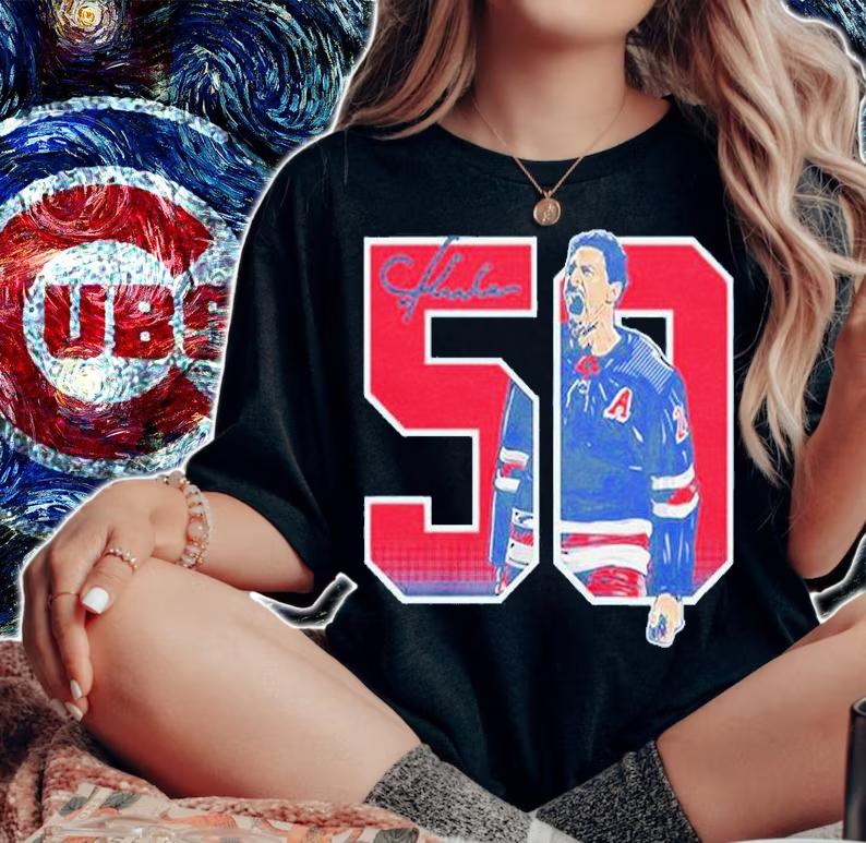 Vince Z Mercogliano Chris Kreider 50 Goals T-Shirt