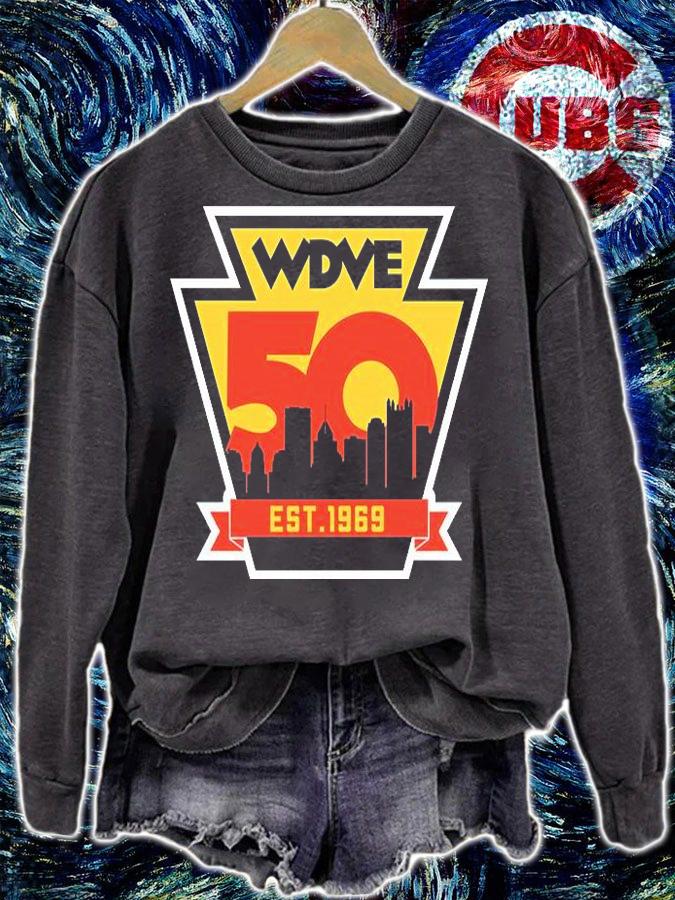 WDVE 50th est 1969 shirt