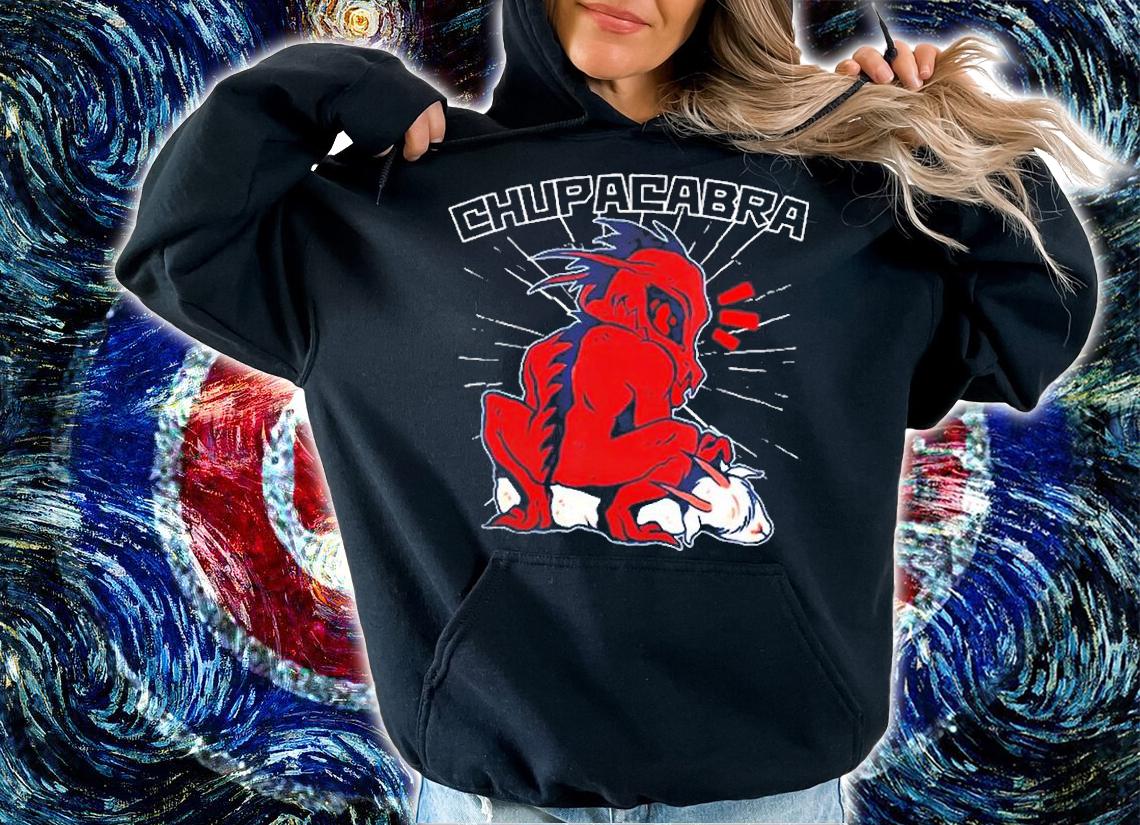Chupacabra Japanese Folklore Cryptid Goat Eating Monster T-Shirt hoodie