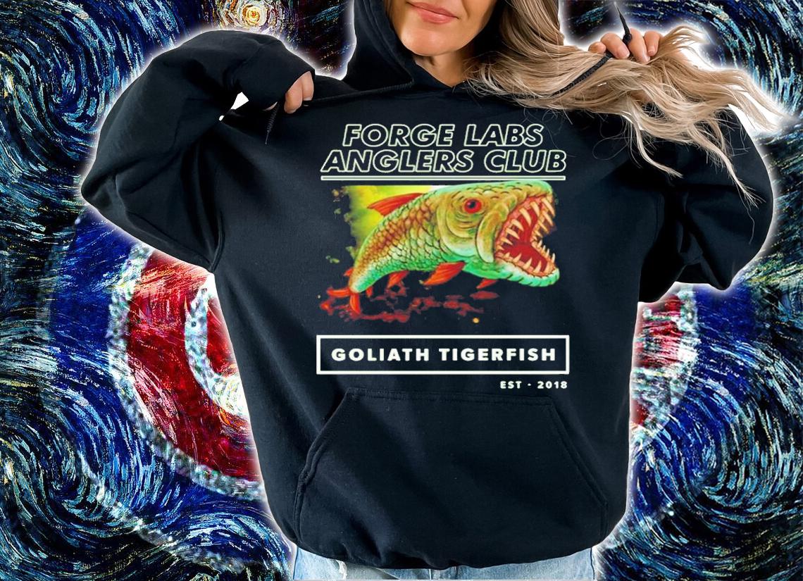 Forge Labs Merch Goliath Tiger Fish Tee Shirt hoodie