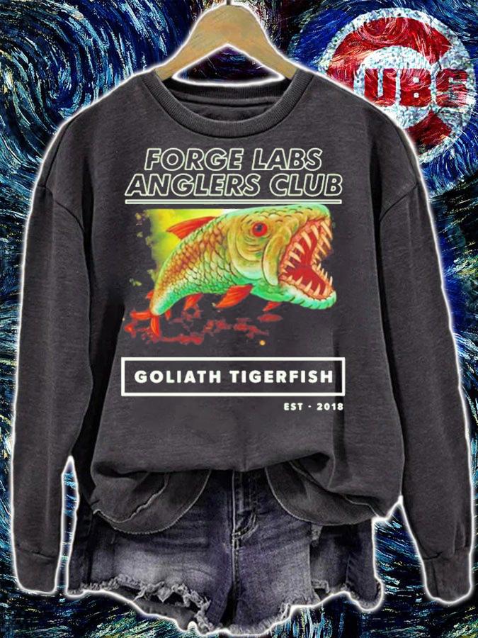 Forge Labs Merch Goliath Tiger Fish Tee Shirt sweatshirt