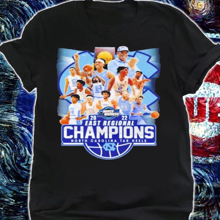 North Carolina Tar Heels East Region Champions Final Four 2022 Shirt