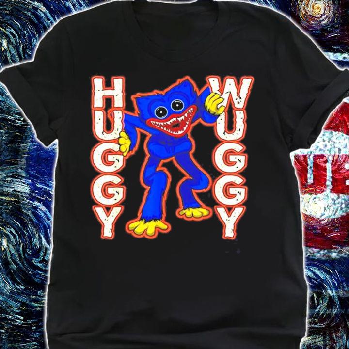 Poppy Playtime Huggy Wuggy Playtime Horror Game T-Shirt