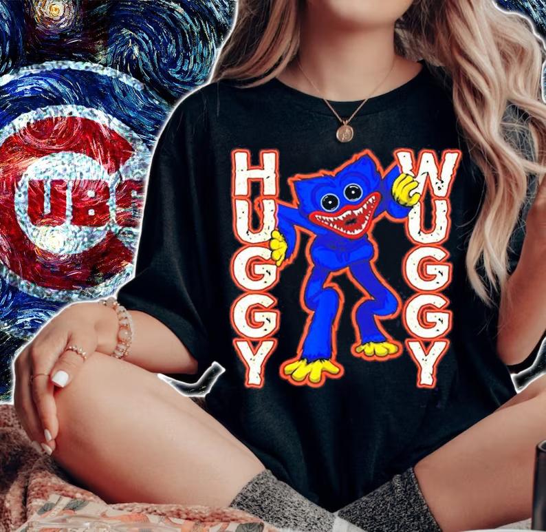 Poppy Playtime Huggy Wuggy Playtime Horror Game T-Shirt