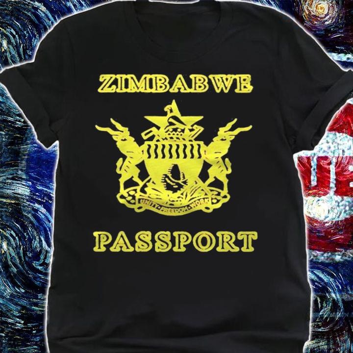 Zimbabwe passport T-shirt shirt