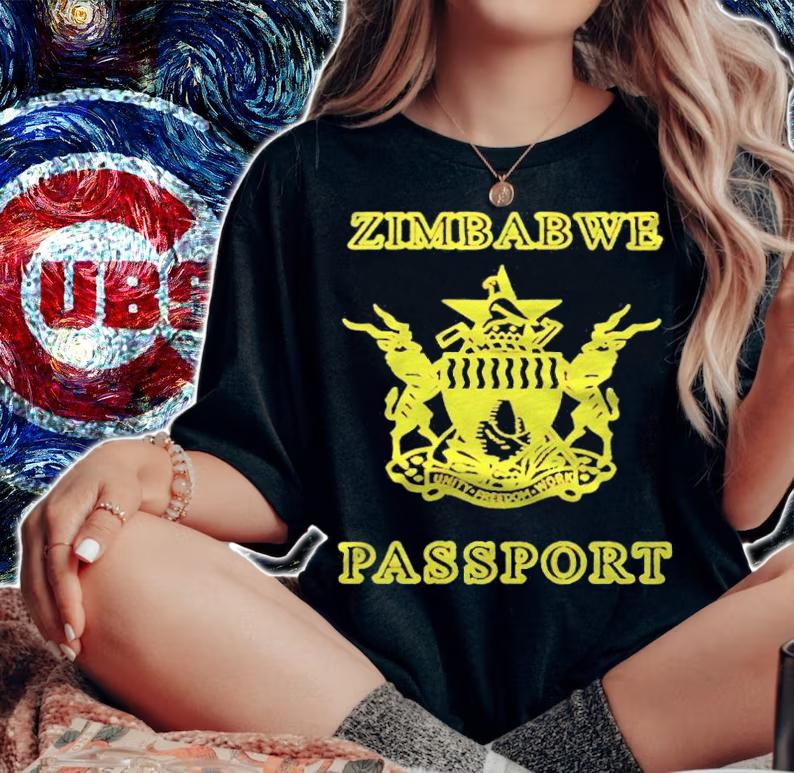 Zimbabwe passport T-shirt woman shirt