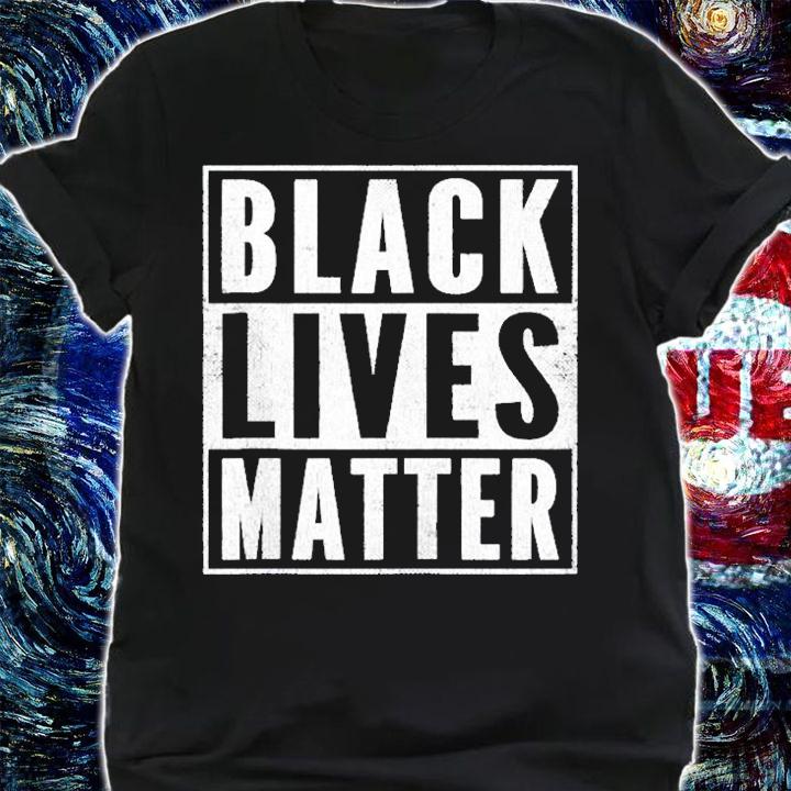 Distressed Black Lives Matter Jacket Backprint Vintage Blm Zip T-Shirt shirt
