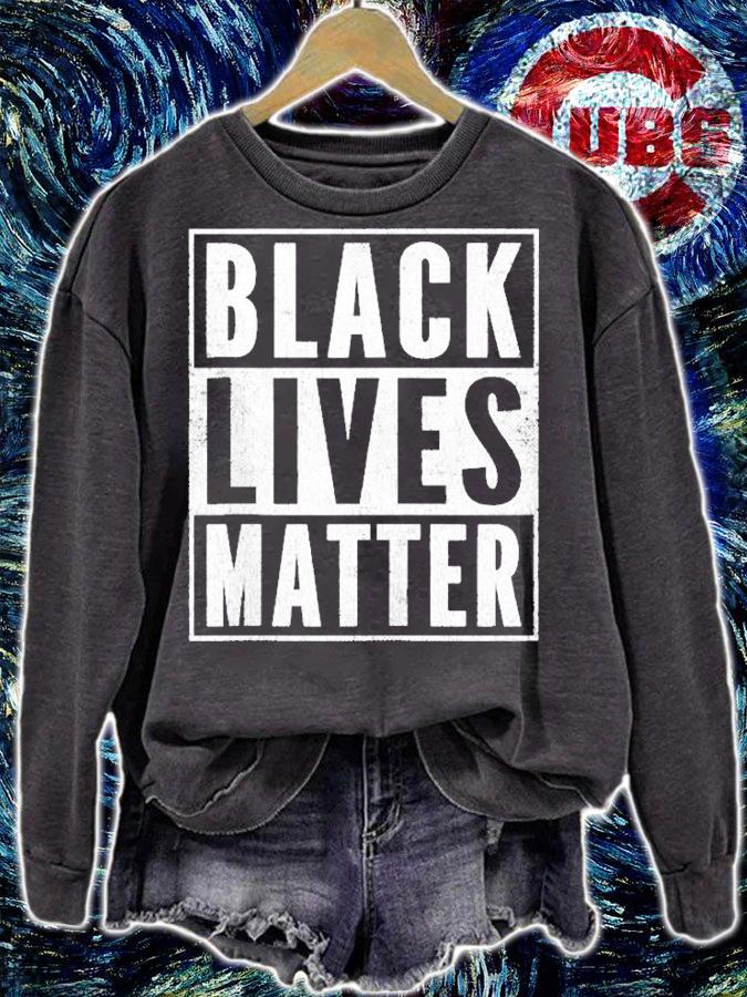 Distressed Black Lives Matter Jacket Backprint Vintage Blm Zip T-Shirt sweatshirt
