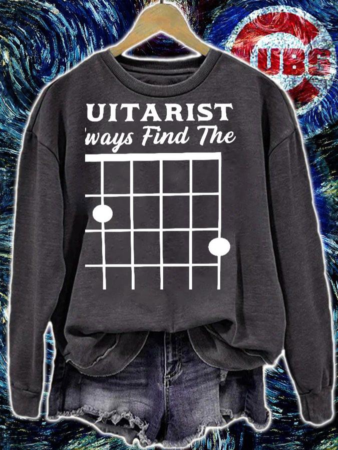Guitarist Always Find The Spot Shirt sweatshirt