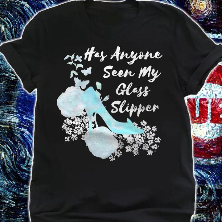 Womens Cinderella Has Anyone Seen My Glass Slipper Floral Shirt shirt