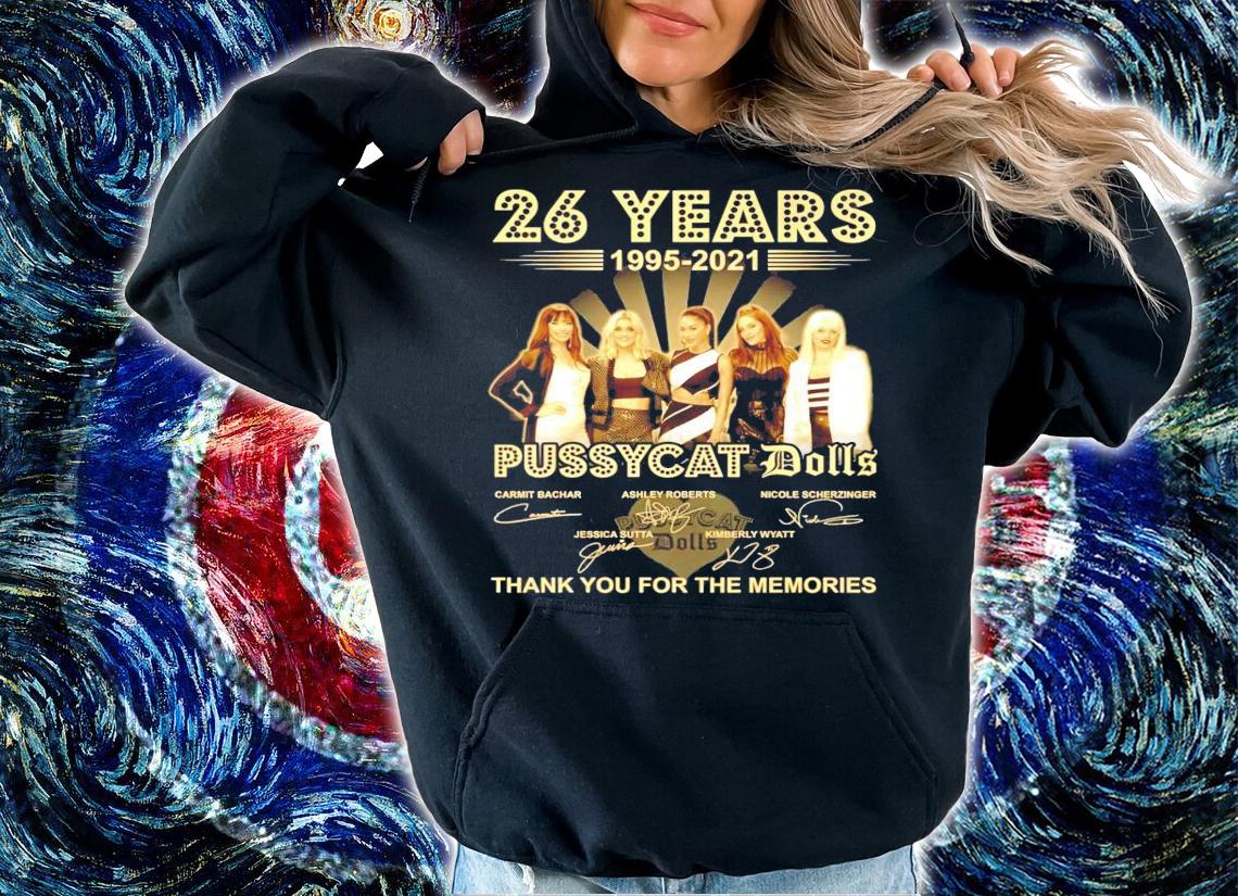 26 years 1995-2021 Pussycat Dolls signatures t-shirt