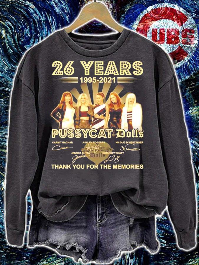 26 years 1995-2021 Pussycat Dolls signatures t-shirt