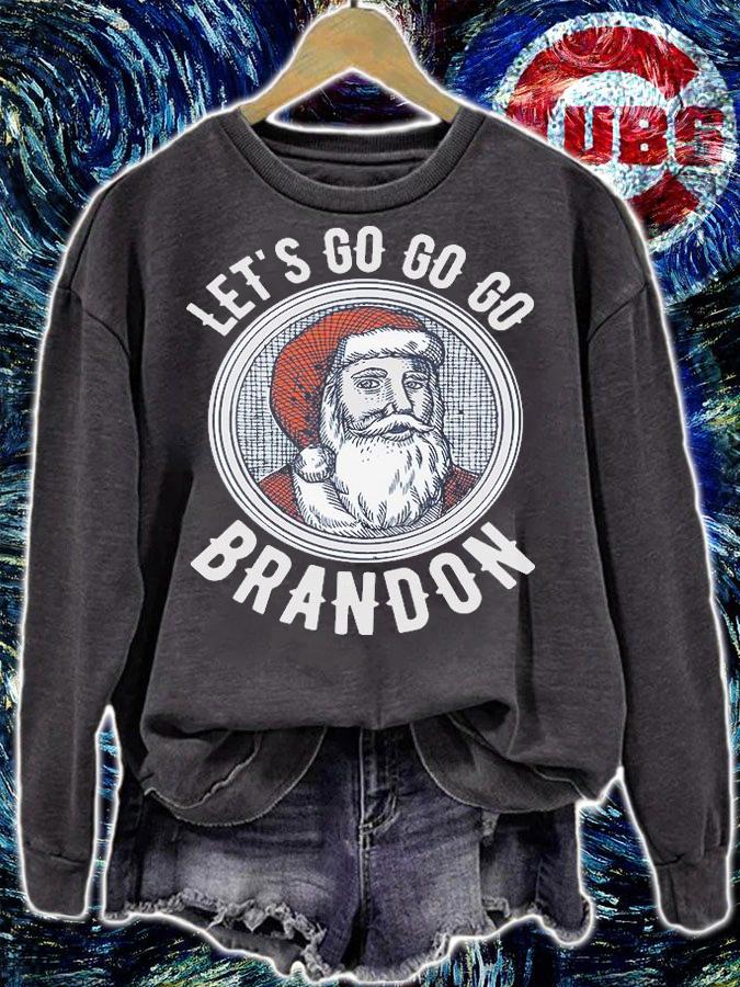 Christmas Let's Go Go Go Brandon Shirt Santa Claus Christmas T-Shirt