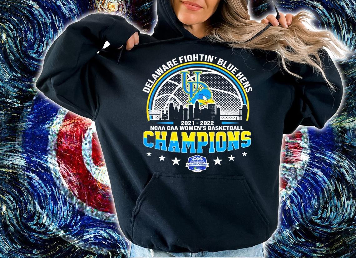 Delaware Fightin' Blue Hens NCAA CAA Women's Basketball Champions 2021-2022 Shirt
