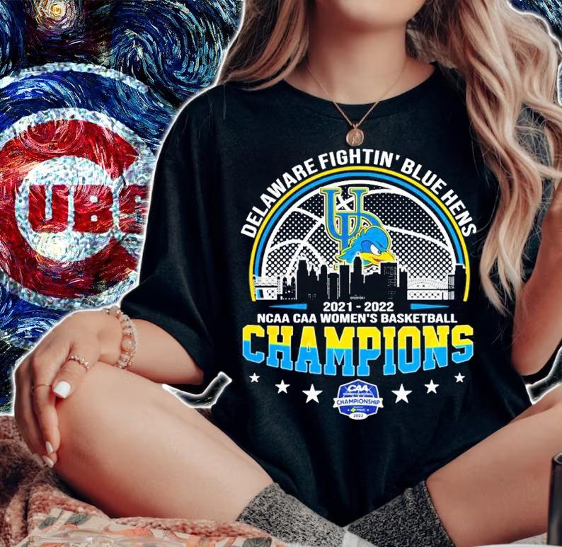 Delaware Fightin' Blue Hens NCAA CAA Women's Basketball Champions 2021-2022 Shirt