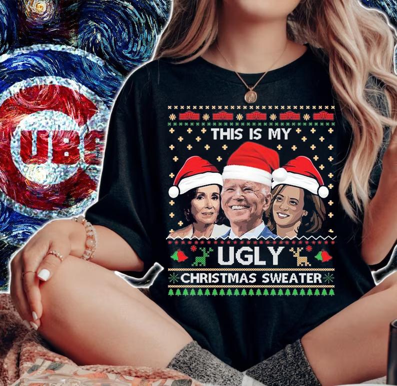 Funny Ugly Christmas Sweater Best Xmas Group Family Party T-Shirt