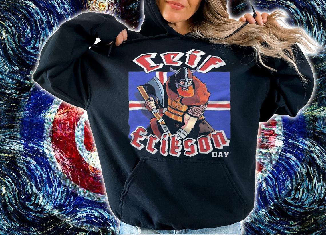 Leif Erikson Day 1000 AD Viking Explorer shirt hoodie