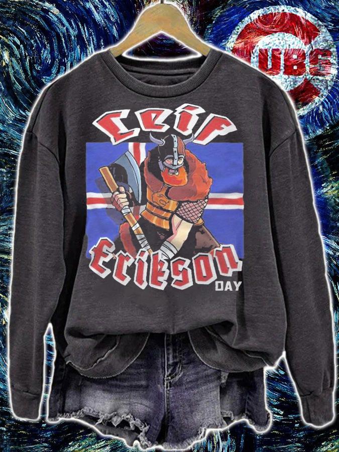 Leif Erikson Day 1000 AD Viking Explorer shirt sweatshirt