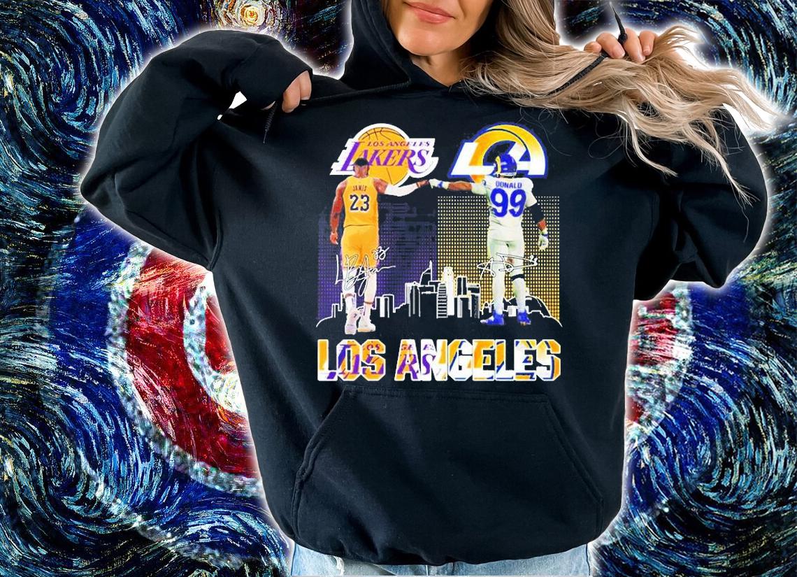 Los Angeles James And Donald 2022 Signature T-Shirt hoodie