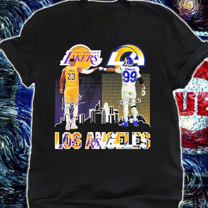 Los Angeles James And Donald 2022 Signature T-Shirt shirt