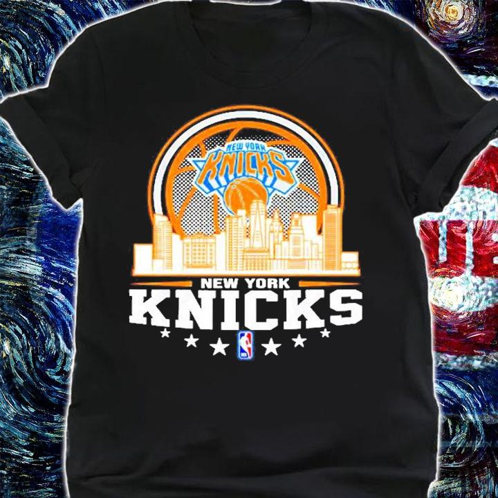 New York Knicks NBA City Skyline T-Shirt shirt