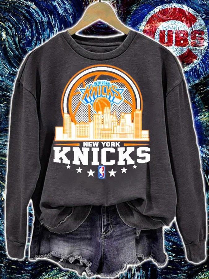 New York Knicks NBA City Skyline T-Shirt sweatshirt