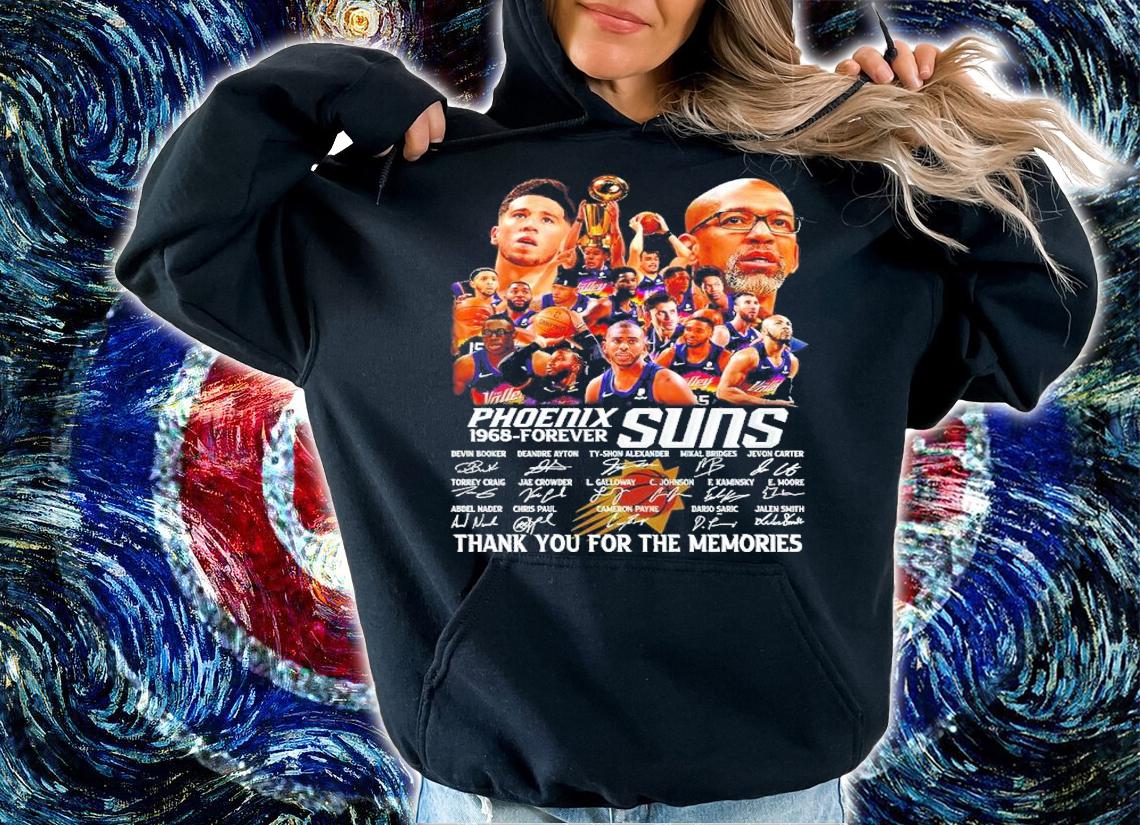 Phoenix Suns 1968 forever signatures shirt