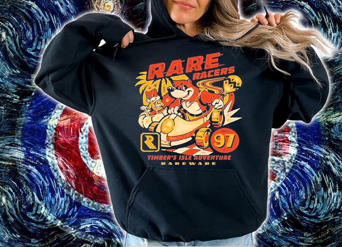Rare Racers Timbers Isle Adventure Rareware T-Shirt hoodie