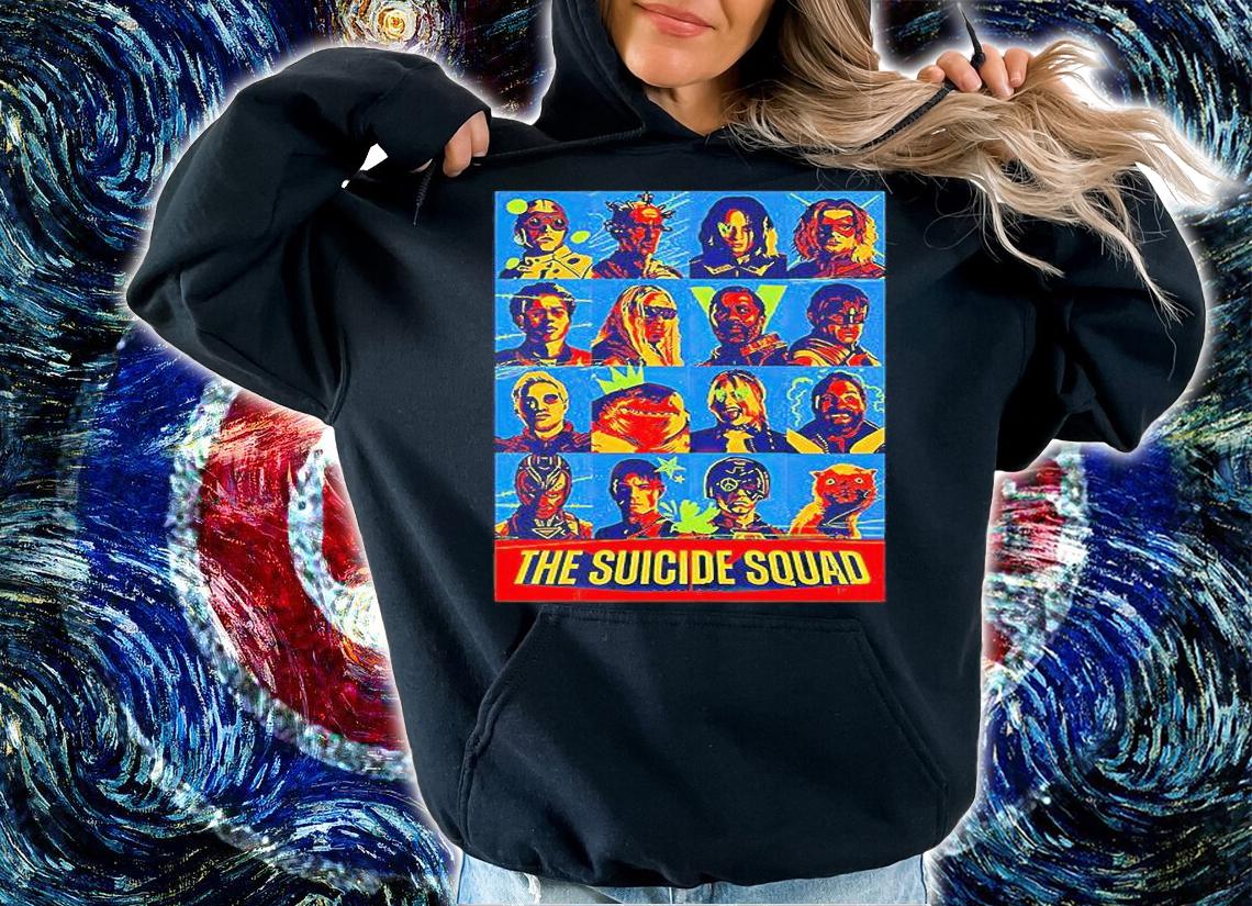 DC Comics The Suicide Squad Character Panels poster T-shirt
