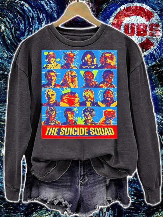 DC Comics The Suicide Squad Character Panels poster T-shirt