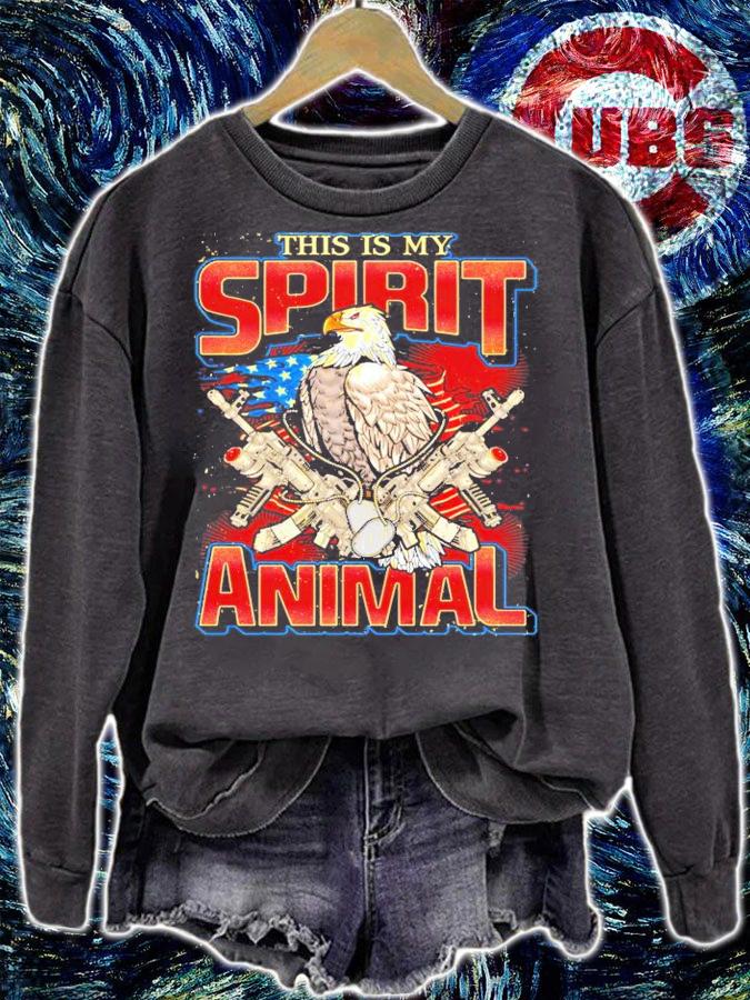 Eagle this is my spirit Animal shirt