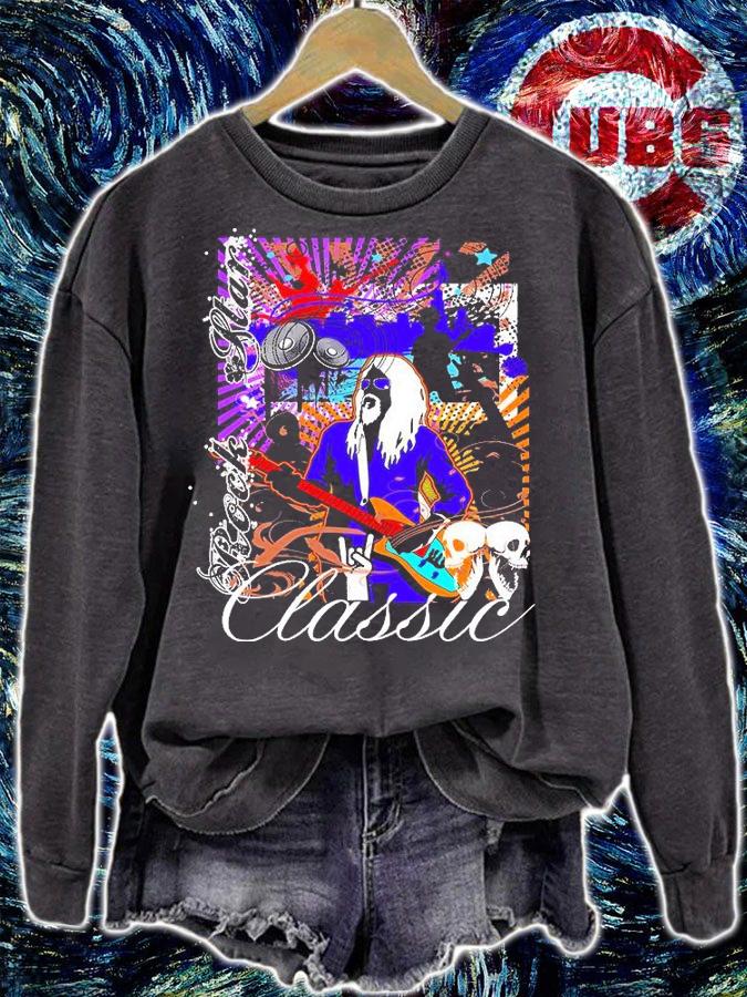 Guitar Rock Star hero classic T-shirt sweatshirt