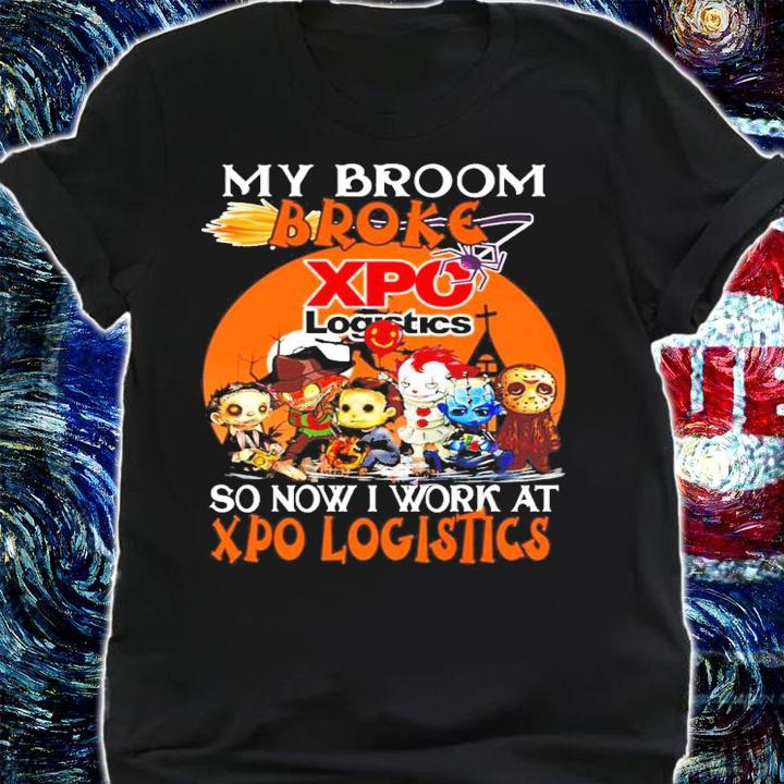 Horror My Broom Broke Outback So Now I Work At Xpo Logistics Shirt shirt