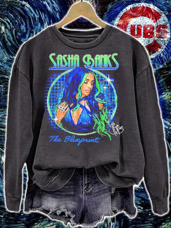 Sasha Banks the blueprint T-shirt sweatshirt