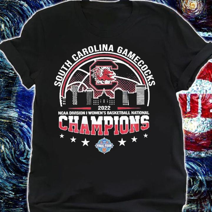 South Carolina Gamecocks 2022 NCAA Division I Women's Basketball National Champions T-Shirt shirt