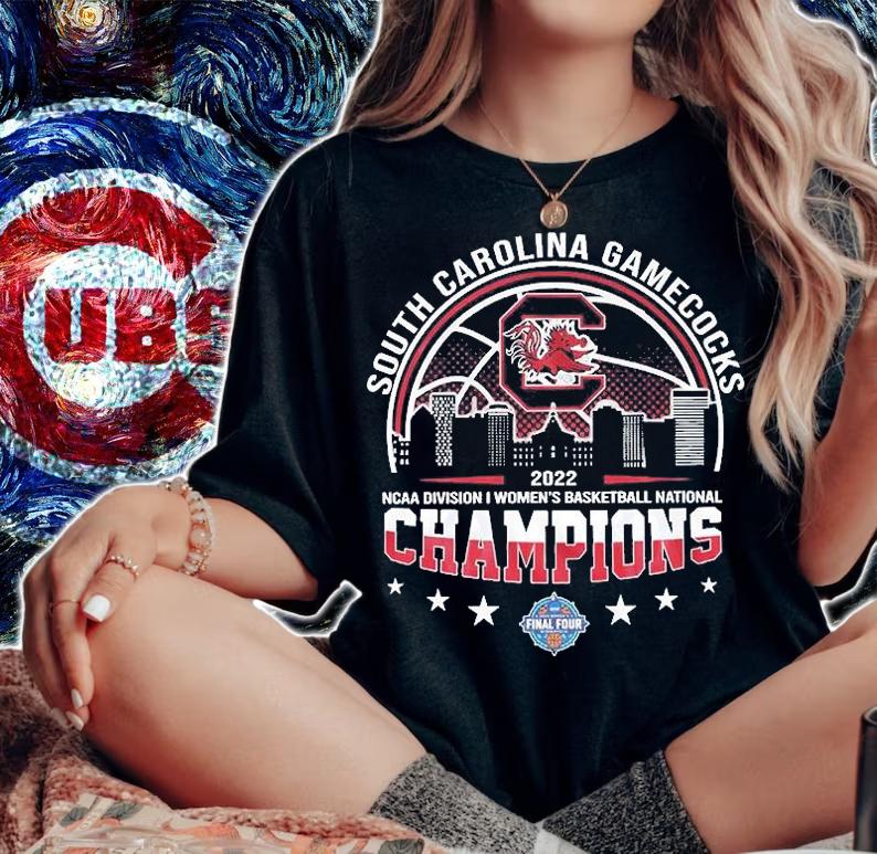 South Carolina Gamecocks 2022 NCAA Division I Women's Basketball National Champions T-Shirt woman shirt