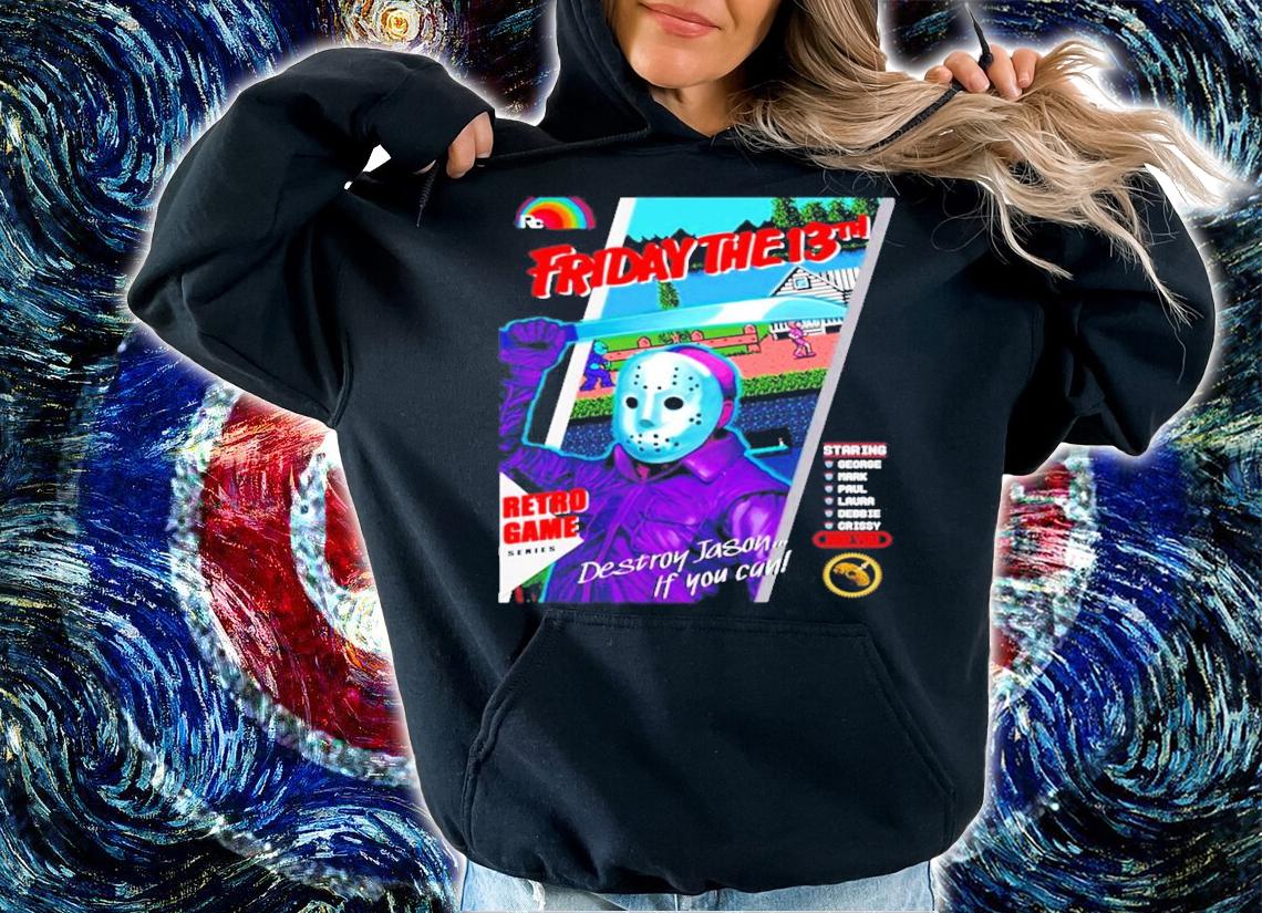 Destroy Jason Retro Game shirt