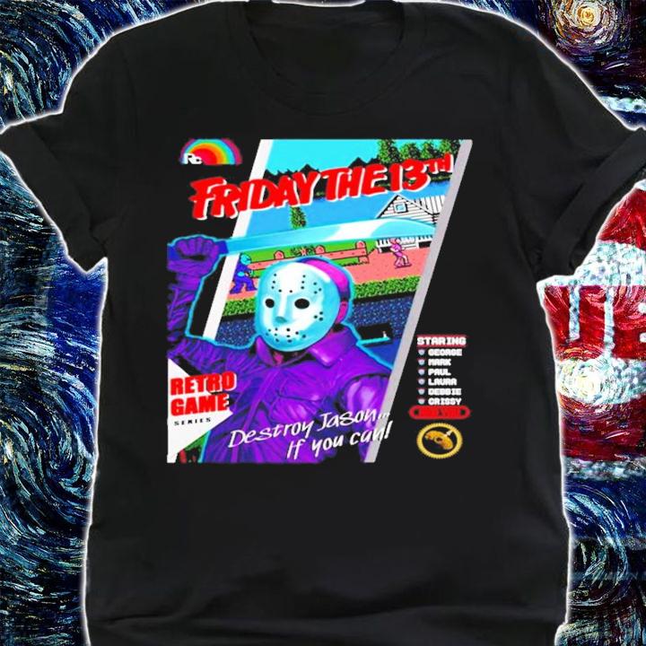 Destroy Jason Retro Game shirt