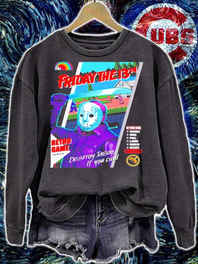 Destroy Jason Retro Game shirt