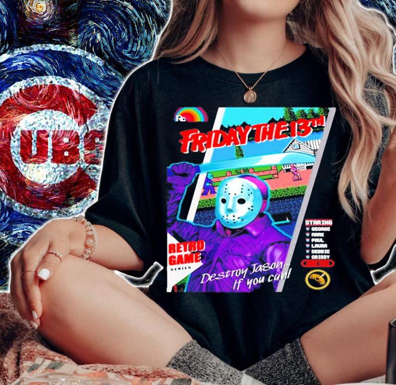 Destroy Jason Retro Game shirt