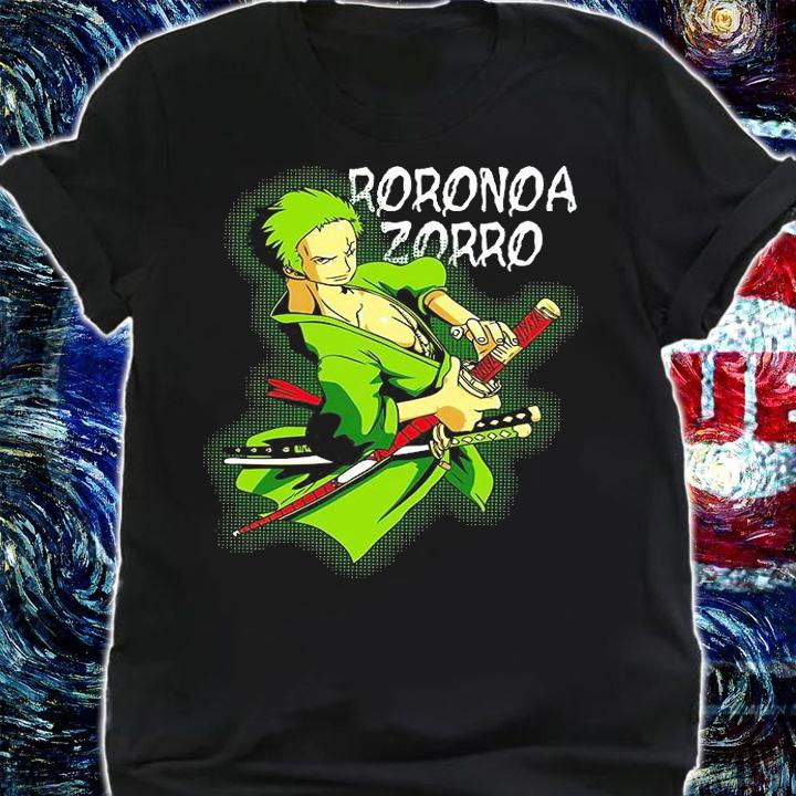 One Piece Roronoa Zoro Pirate Hunter Straw Hat Pirates shirt shirt