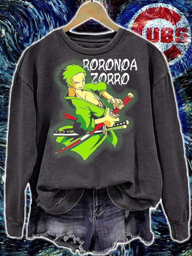 One Piece Roronoa Zoro Pirate Hunter Straw Hat Pirates shirt sweatshirt