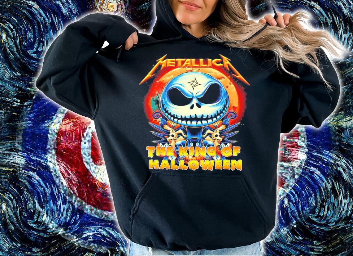 Skellington Metallica The King Of Halloween Shirt hoodie