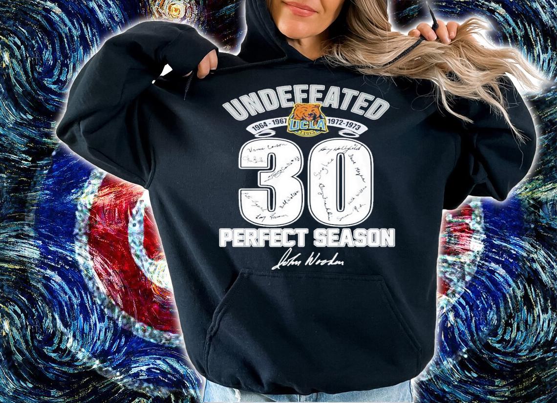 Undefeated 1964 1967 1972 1973 UCLA Bruins 30 perfect season shirt t-shirt