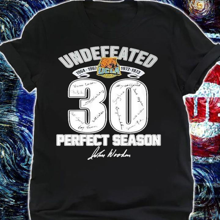 Undefeated 1964 1967 1972 1973 UCLA Bruins 30 perfect season shirt t-shirt